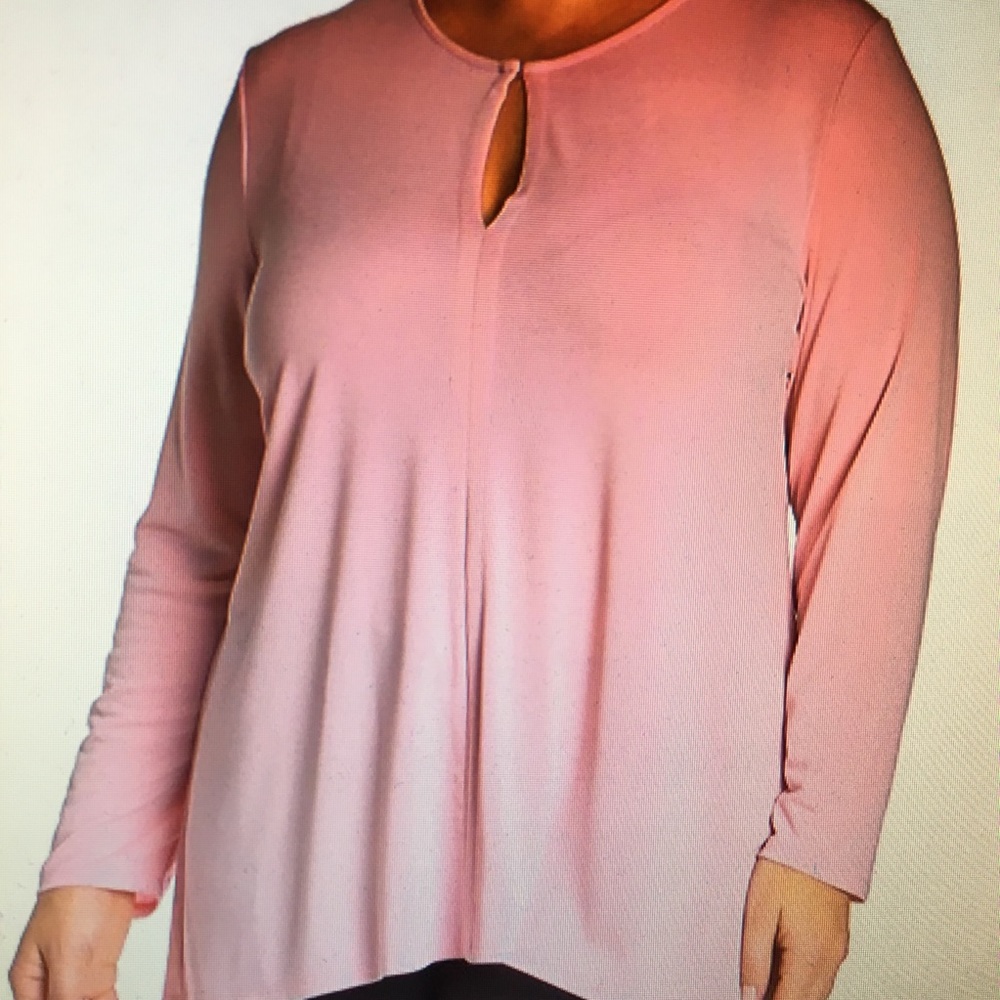 NWT T Tahari long sleeve Rose Ladies blouse  2X
